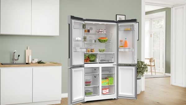 Bosch KFN96VPEAG, French Door Bottom Freezer Multi Door Inox-easyclean