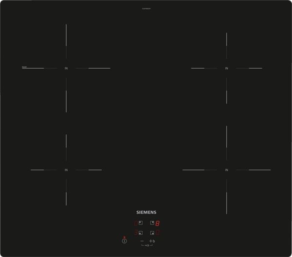 Siemens EU61RAGA5B 60cm Induction Hob in Black