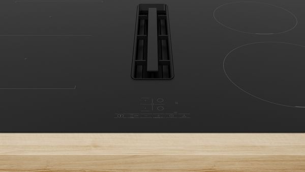Bosch PVS811B16E Induction Hob with Integrated Ventilation System in Black