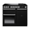 Rangemaster 16403 Nexus 100 Induction Range Cooker in Charcoal Black with Chrome Trim - NEX100EIPCBL/CM1
