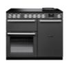 Rangemaster 16404 Nexus 100 Induction Range Cooker in Slate with Chrome Trim - NEX100EIPSLT/CM1