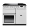 Rangemaster 16405 Nexus 100 Induction Range Cooker in White with Chrome Trim - NEX100EIPWHT/CM1