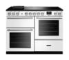 Rangemaster 16440 Nexus OC 110 Induction Range Cooker with Proving Drawer in White with Chrome Trim -  NEXO110EIPWHT/CM1
