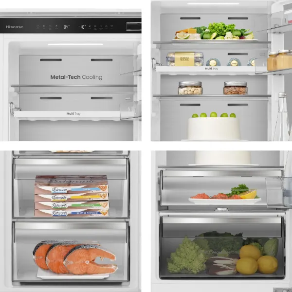Hisense RB5B250SSWC1 Integrated 60/40 Total No Frost Smart Fridge Freezer