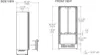 Bertazzoni RFD90S5FPNS/24 90cm Built in French Door Fridge Freezer Panel Ready in Stainless Steel