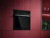 AEG GX7PB63FSB 59.6cm Built In Electric Single Oven - Gloss Black with Steel Trim