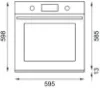 Bertazzoni FPRO6117CTN3 Professional Series 60cm Pyrolytic Built-In Oven with Steam in Carbon
