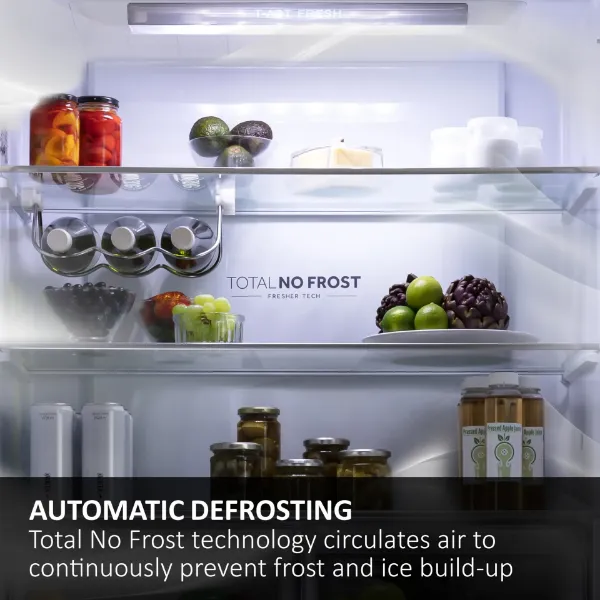 Haier HTW5618EWMG 60/40 Fridge Freezer - Silver