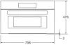 Bertazzoni F30PROMWLXT Professional Series 45cm Combi Microwave in Stainless Steel