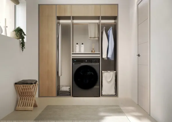 Haier HWD90BP14357GTUK 9kg/5kg 1400 Spin Washer Dryer - Graphite