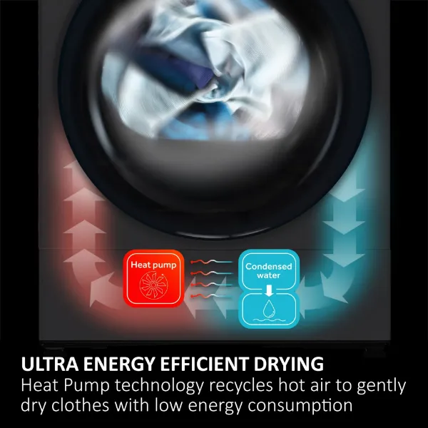 Haier HD100-C367U1-UK 10kg Heat Pump Tumble Dryer - White