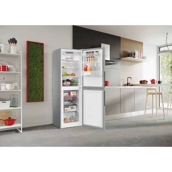 Hoover HVT3CLECKIHS-1 54.5cm 50/50 Low Frost Fridge Freezer - Silver