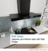 Bosch DWB97DN60B 90cm Wall-Mounted Cooker Hood in Matt Black 