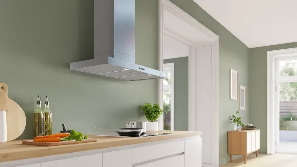 Bosch DWB95CC30B Series 4 90 cm Wall-mounted Cooker Hood in Stainless Steel Look