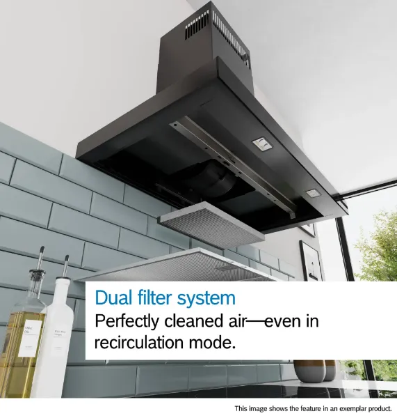 Bosch DWB95CC30B Series 4 90 cm Wall-mounted Cooker Hood in Stainless Steel Look