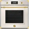 Bertazzoni FHER6117CTAG3 Heritage Series TFT 60cm Built-In Oven with Pyrolytic and Steam in Ivory/Gold
