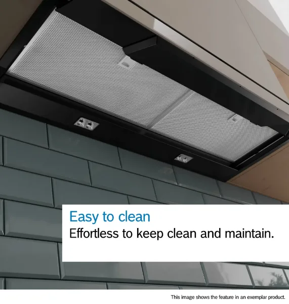 Bosch DBB85CC60B Integrated Design Hood in Matt Black 