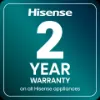 Hisense HDCEC5C10B 50cm Double Oven Electric Cooker with Ceramic Hob - Black