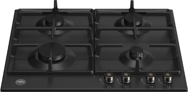 Bertazzoni P604PRONE Professional Series 60cm 4 Burner Gas Hob in Matt Black