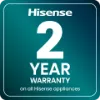 Hisense WF1Q8041BW 8kg 1400 Spin, Steam Washing Machine - White