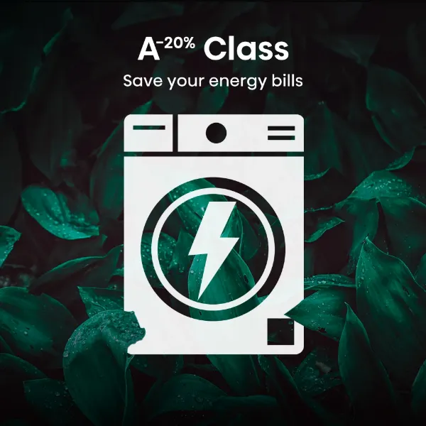 Hisense WF1Q8041BW 8kg 1400 Spin, Steam Washing Machine - White