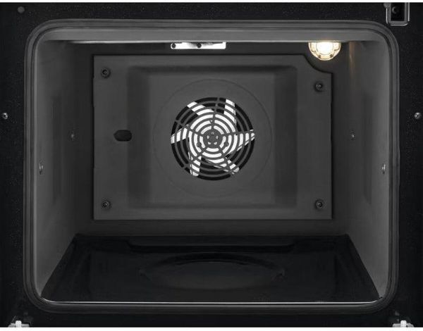 AEG CCB6741MCB 6000 SteamBake 60cm Freestanding Electric Ceramic Cooker Matte Black_Open Oven View