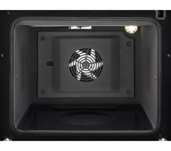 AEG CCX6740ACM 6000 SteamBake 60cm Freestanding Electric Ceramic Cooker Stainless Steel_Open Main Oven View