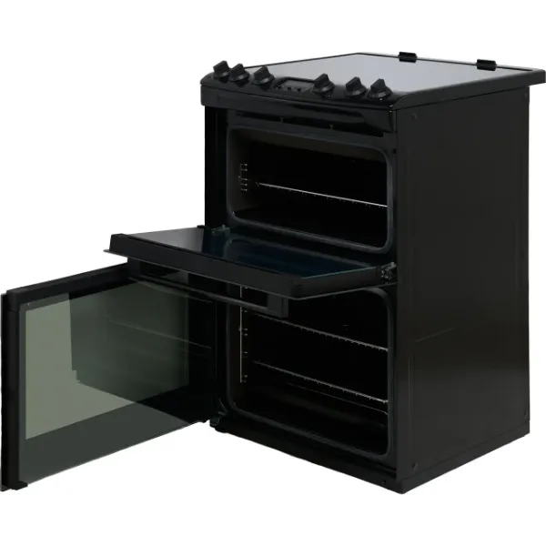 AEG CCX6540ACB 5000 SurroundCook 60cm Freestanding Electric Ceramic Cooker Black_Open Oven View