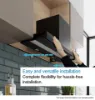 Bosch DBB63BC60B Integrated Design Hood in Matt Black 