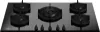 Bertazzoni P905CMODGNE Modern Series 90cm 5 Burner with Central Wok Burner Gas Hob in Black Glass