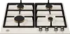 Bertazzoni P604HERAX Heritage Series 60cm 4 Burner Gas Hob in Ivory Chrome