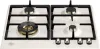 Bertazzoni P604LHERAX Heritage Series 60cm 4 Burner with Wok Burner Gas Hob in Ivory Chrome