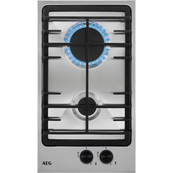 AEG HGX3220SM Domino Gas Hob Stainless Steel_Above View
