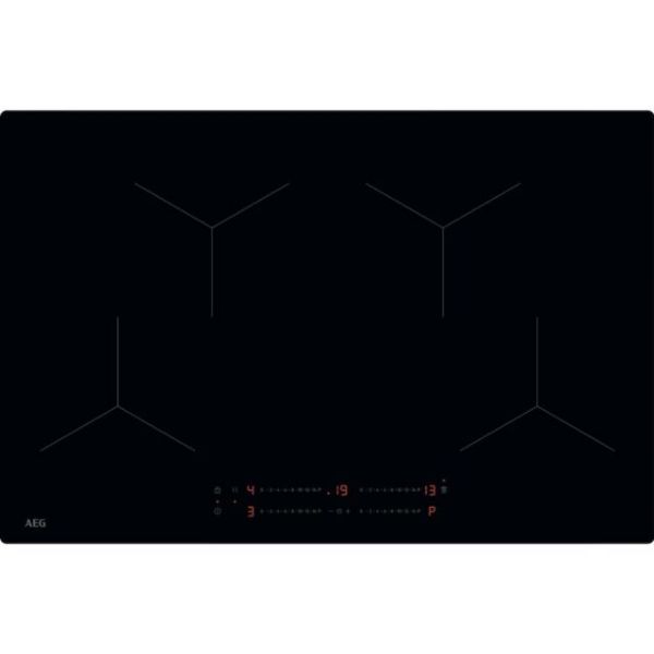 AEG SO84IA0SIB 5000 80cm Induction Hob Black_Front View