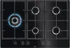 AEG HKB75820NB 6000 Gas On Glass Hob 75cm Black_Front View