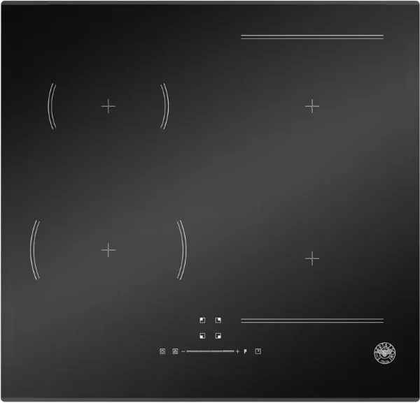 Bertazzoni P604I1B26NVS Modern Series 60cm 4 Zones inc Bridge Zone Induction Hob in Black