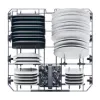 Haier XF 5C4M1X-80 I-Pro Shine Series 3 Dishwasher - Stainless Steel_rack