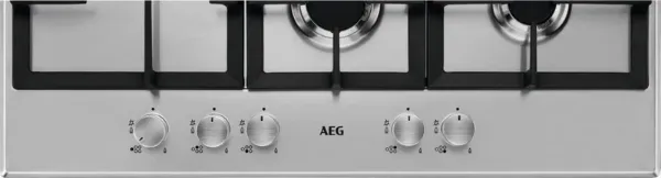 AEG HGB75500SM 3000 Slim Line Gas Hob Stainless Steel_Control Knob Detail