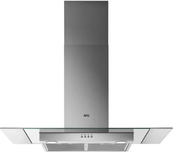 AEG DIX3950S Island Cooker Hood Stainless Steel_Front View