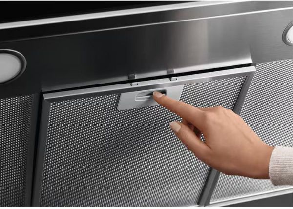 AEG DIX3950S Island Cooker Hood Stainless Steel_Under View