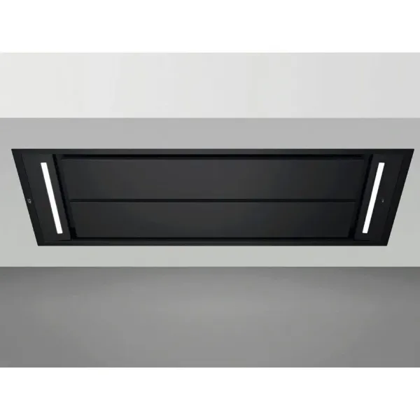 AEG NDC7721SB 7000 SilenceTech Ceiling Cooker Hood Matt Black_Front View