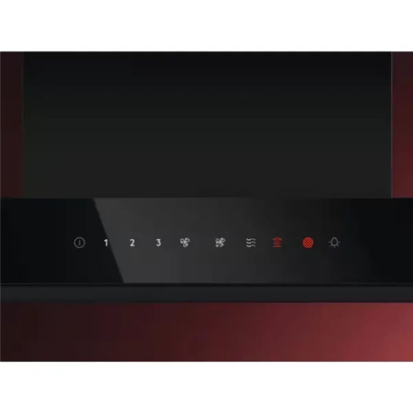 AEG GB87D61CB 8000 AuroraTech Wall Mounted Cooker Hood Black_Control Panel Detail