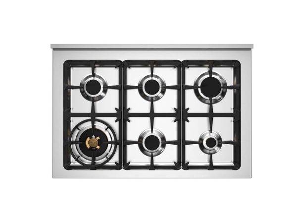 Bertazzoni PRO96L2EXT2 Professional 90cm Double Dual Fuel Range Cooker in Stainless Steel