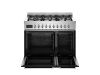 Bertazzoni PRO96L2ENET2 Professional 90cm Double Dual Fuel Range Cooker in Black