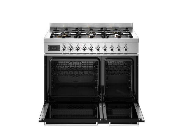 Bertazzoni PRO96L2ENET2 Professional 90cm Double Dual Fuel Range Cooker in Black