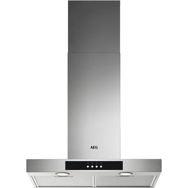 AEG DBX4651M 5000 ExtractionTech Wall Mounted Cooker Hood Stainless Steel_Front View