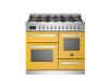 Bertazzoni PRO106L3EGIT2 Professional 100cm Double Dual Fuel Range Cooker in Yellow