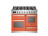 Bertazzoni PRO106L3EART2 Professional 100cm Double Dual Fuel Range Cooker in Orange