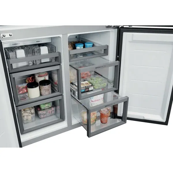 Haier HCW79F19EHSB Cube 90 Series 7 Fridge Freezer - Stainless Steel Inox - 679L_bottom