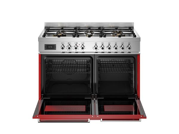 Bertazzoni PRO106L2EROT2 Professional 100cm Double Dual Fuel Range Cooker in Red